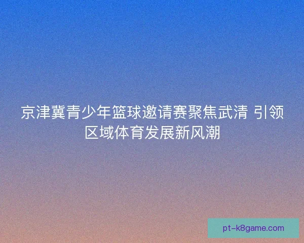 京津冀青少年篮球邀请赛聚焦武清 引领区域体育发展新风潮